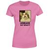 Lesbians Eat What Womens T Shirt Cat Lover Funny Lesbian Humor Novelty Joke Tee