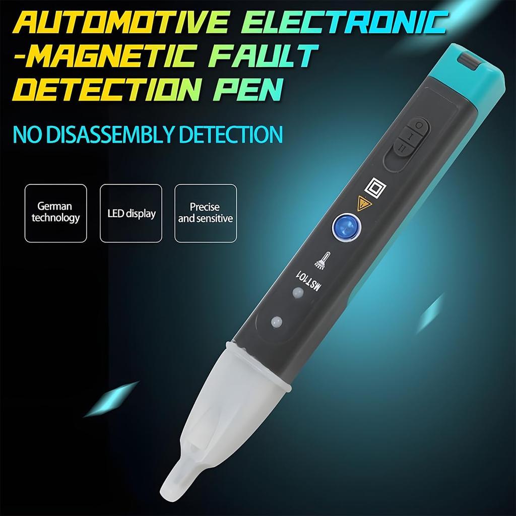 Car Ignition Coil Tester, MST-101 Auto Spark Electronic Fault Detector with LED Light Indicator, Ignition Electromagnetic Induction Test Pen Tool,