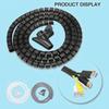 1.5/2m 10/16 Mm Flexible Spiral Cable Organizer Storage Pipe Cord Protector Management Cable Winder Desk Tidy Cable Accessories