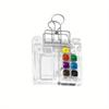 Acrylic Mini Watercolor Palette Empty 8/15 Grid Portable Paint Box Travel Painting Watercolor Packaging Paint Tray Art Supplies