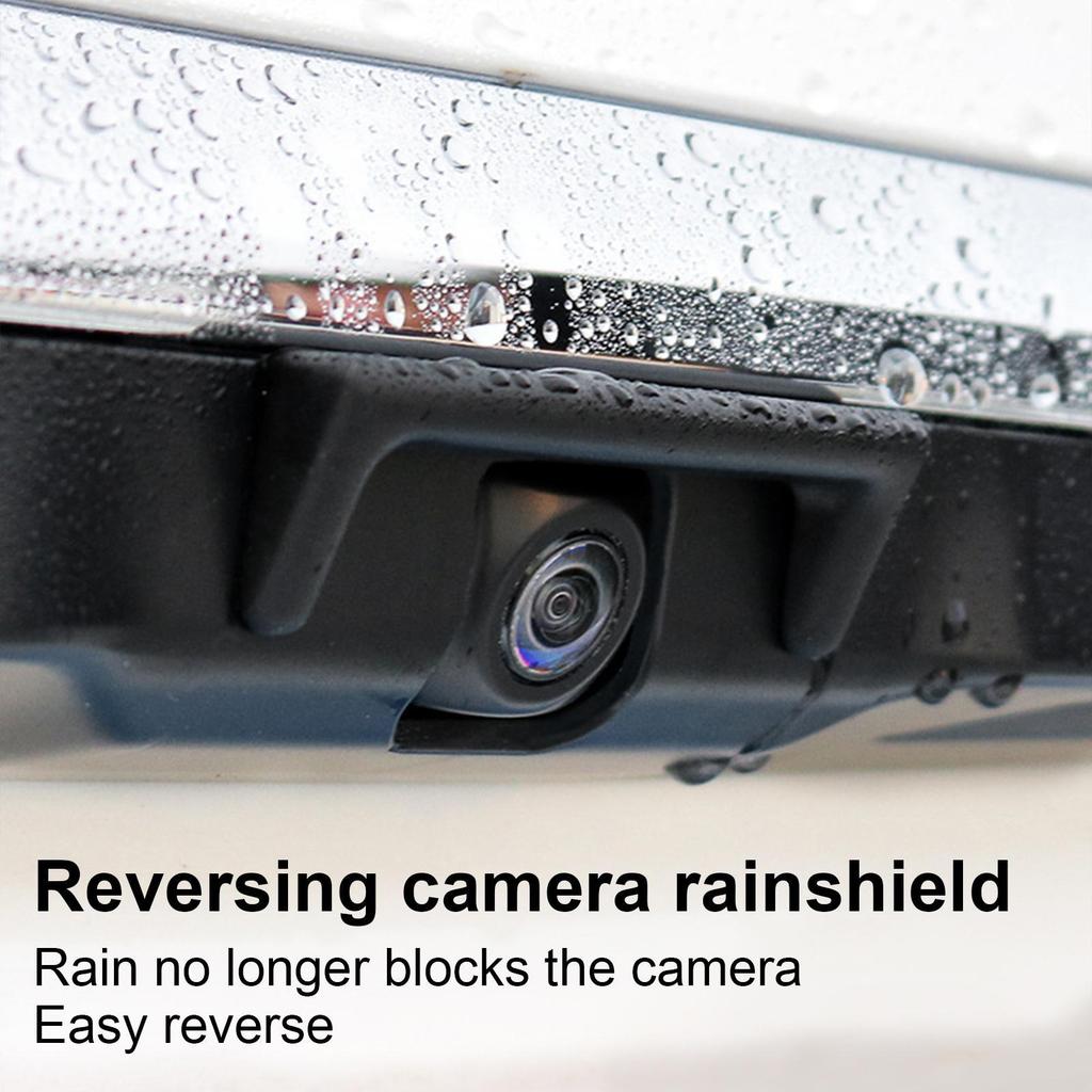 Car Rear Reverse Camera Cover Automobile Rear Reverse Camera Anti Rain Cover Accurate Rainshield Rain Protection Strong Adhesive