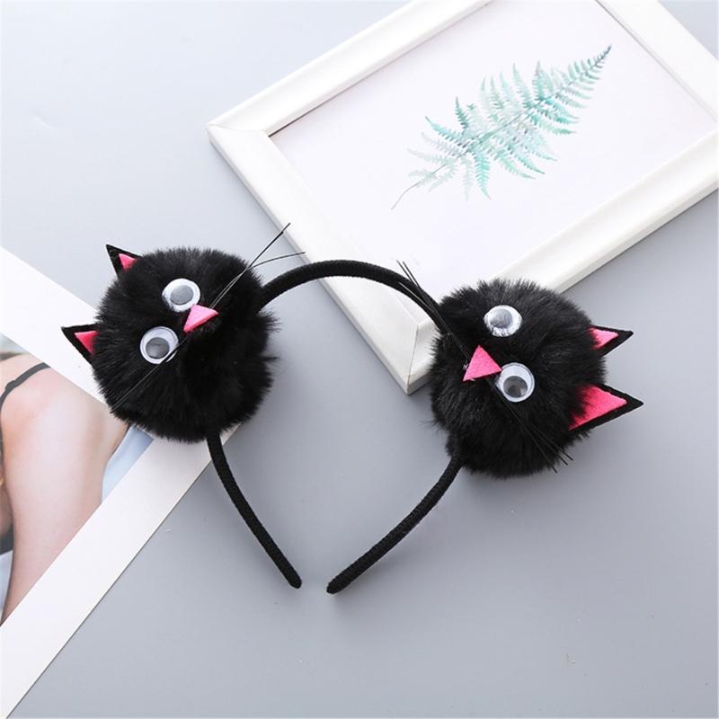 Versatile Halloween Cosplay 3D Pumpkin Bat Headband Women's Headpieces Decoration Hair Accessory Comfortable Wear