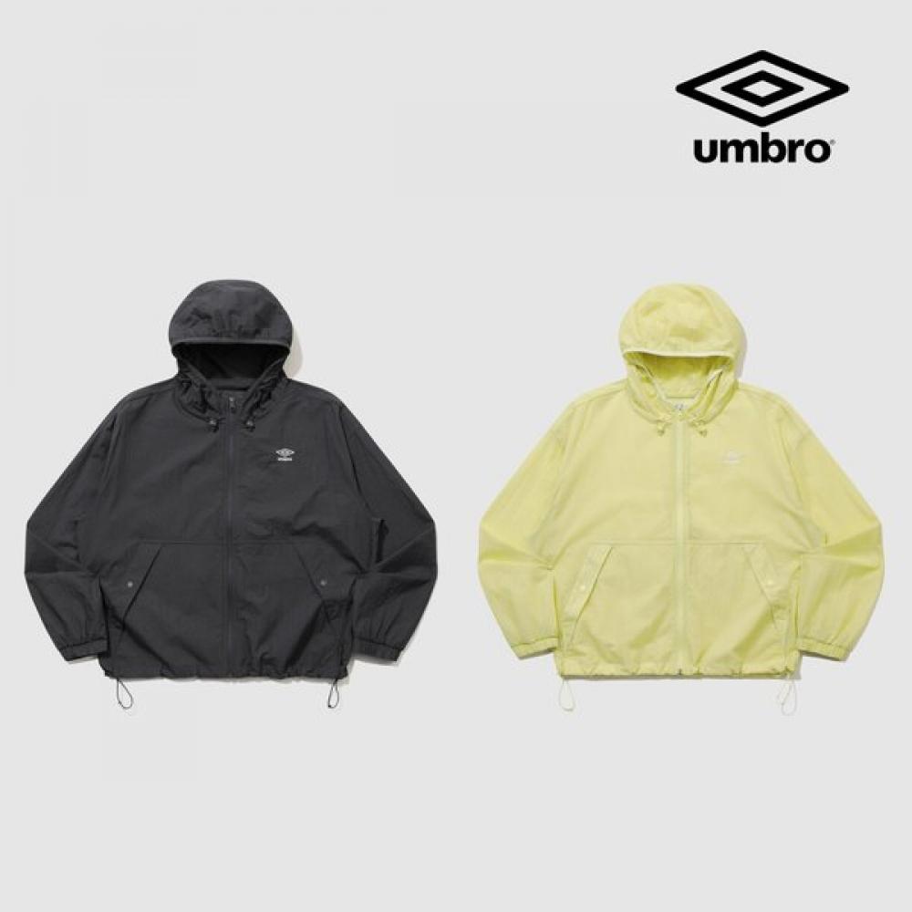 Umbro Women S Lightweight Nylon Hooded Jacket Ur222cjk69 dark charcoal/085