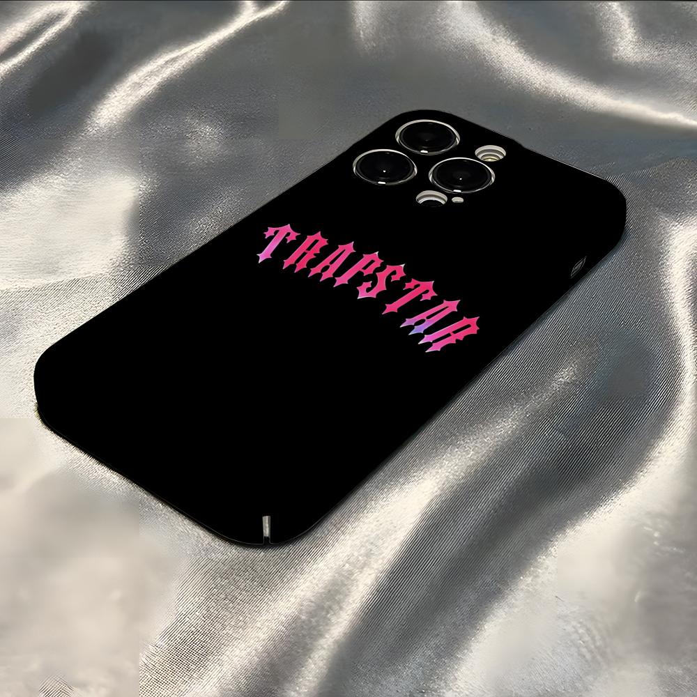T-Trapstars Phone Case For Iphone 16 Pro Max 15 Pro 13 14 12 11 8 7 Plus X XR XS Max All Inclusive Cover