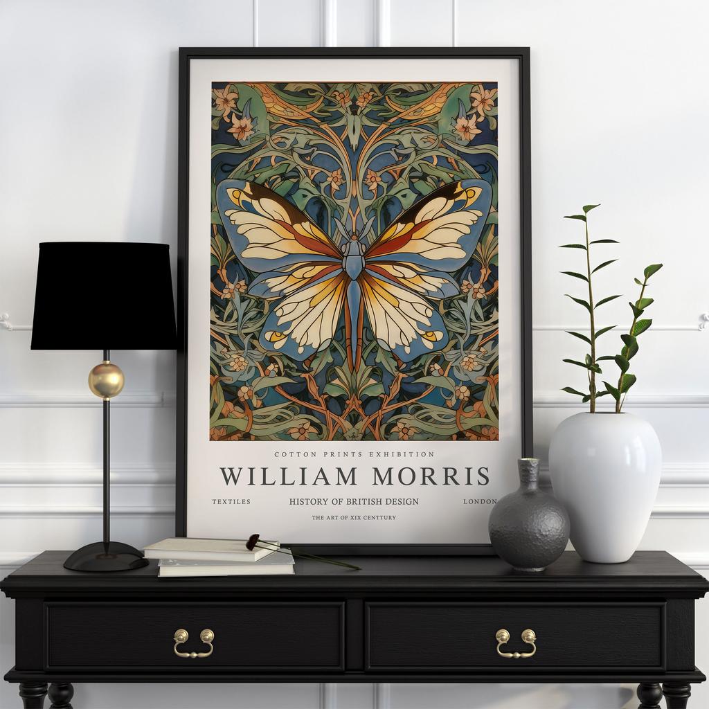 Neutral William Morris Poster Picture Botanical Animals Canvas Prints Vintage Wall Art Decorations for Living Room Exhibition
