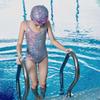 Girls' One-Piece Racing Training Swimsuit