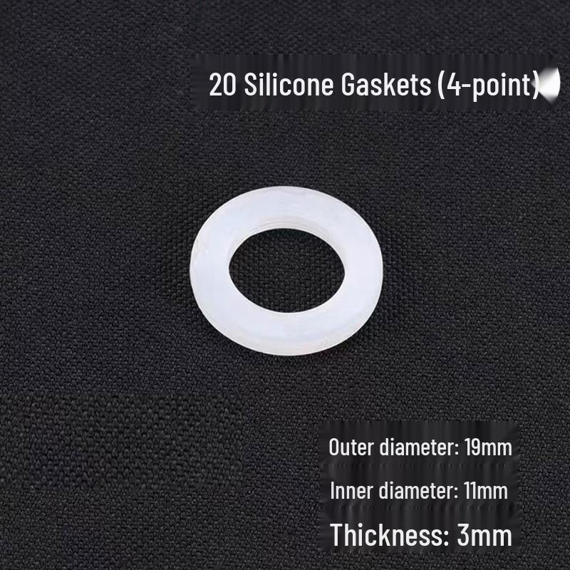 

Silicone O-ring and Flat Washer Set for Corrugated Soft Hose