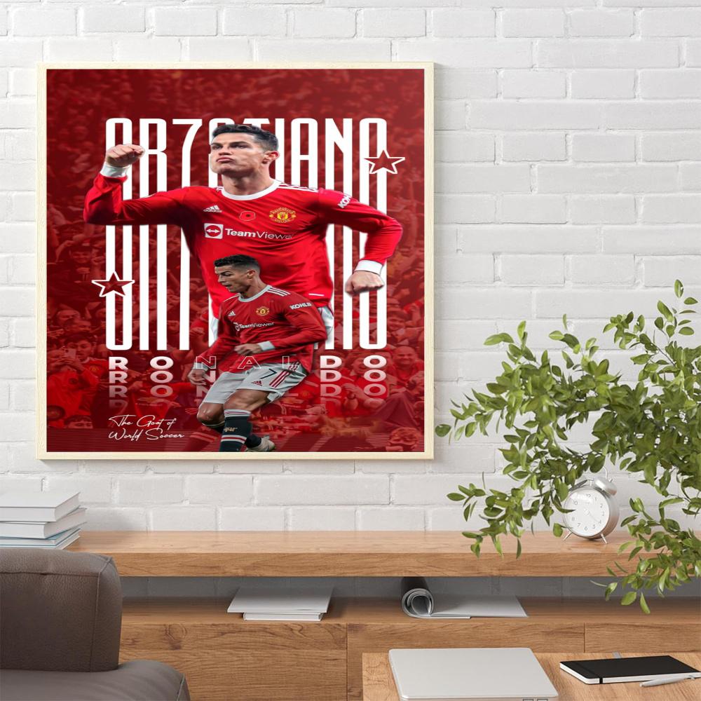 Cristiano Ronaldo 5D Diy Diamond Paintings Mosaic Wall Round Diamond Art Painting Kits Embroidery Crystal Accessories Frameless
