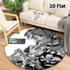 Death Note Round Area Rug Carpet Rug For Living Room Bedroom Sofa Playroom Decor Nonslip Floor Mat