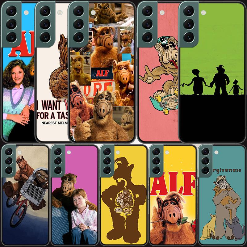 Alf TV Series Phone Case For Samsung Galaxy S22 S25 Ultra S21 S10 Plus S26 Edge S20 S23 S24 FE Cover Silicone Soft TPU Clear