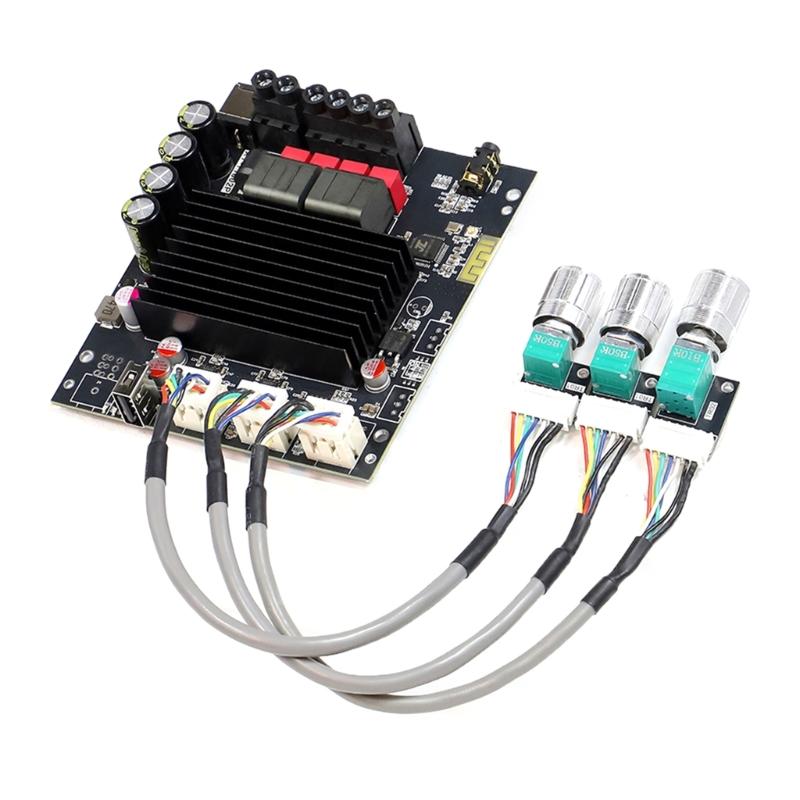 T1002P 100W x2 Digital Amplifier Board TPA3221 and 3116 Powerful Output And Bass Treble Adjustment For Home Theater