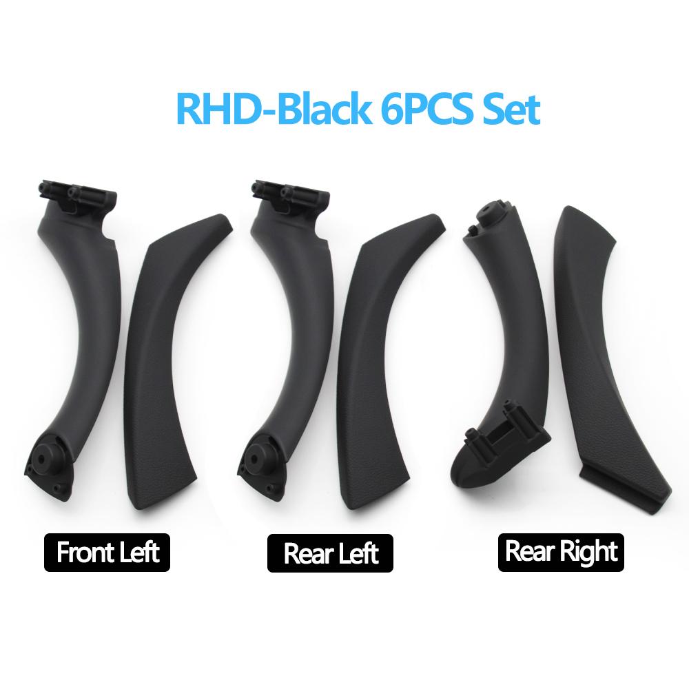 6PCS Set LHD RHD Front Rear Left Right Interior Passenger Door Pull Handle For BMW 3 Series E90 E91 316i 318i 320 325 328i