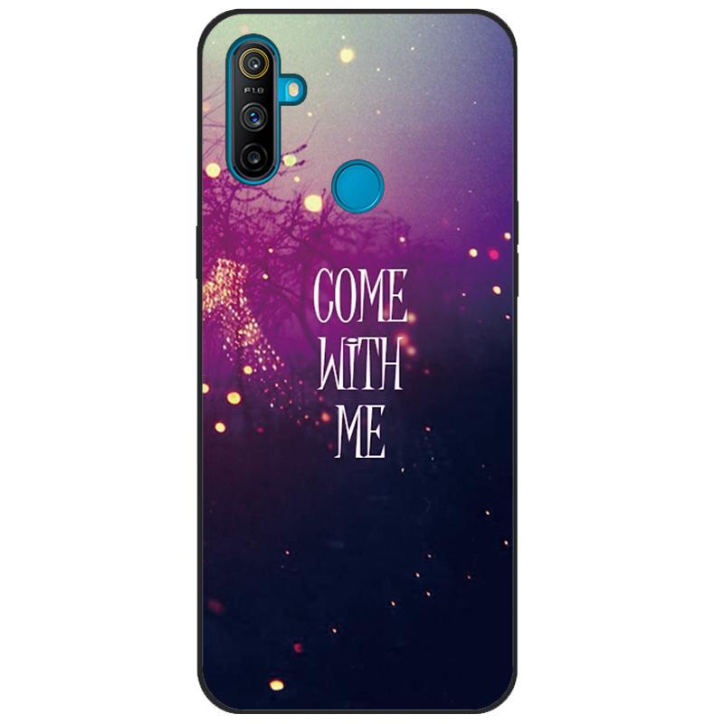 For Realme C3 Case Cover Soft Silicone TPU Patterned Back Cover For OPPO Realme C3 RMX2020 C 3 RealmeC3 Cartoon Phone Case Funda
