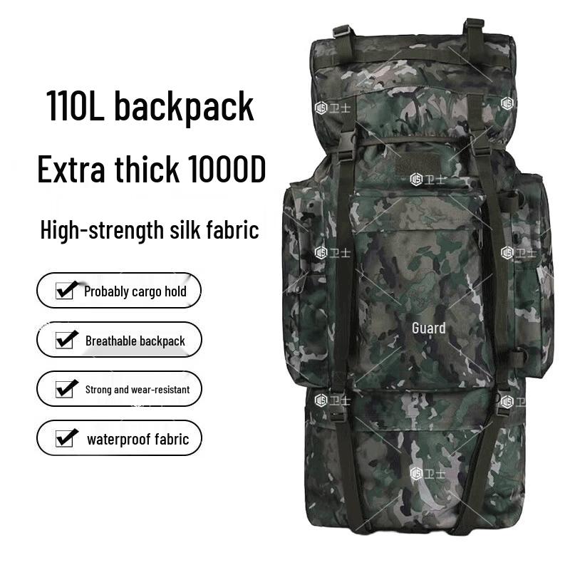 Defender 110L Tactical Camouflage Backpack