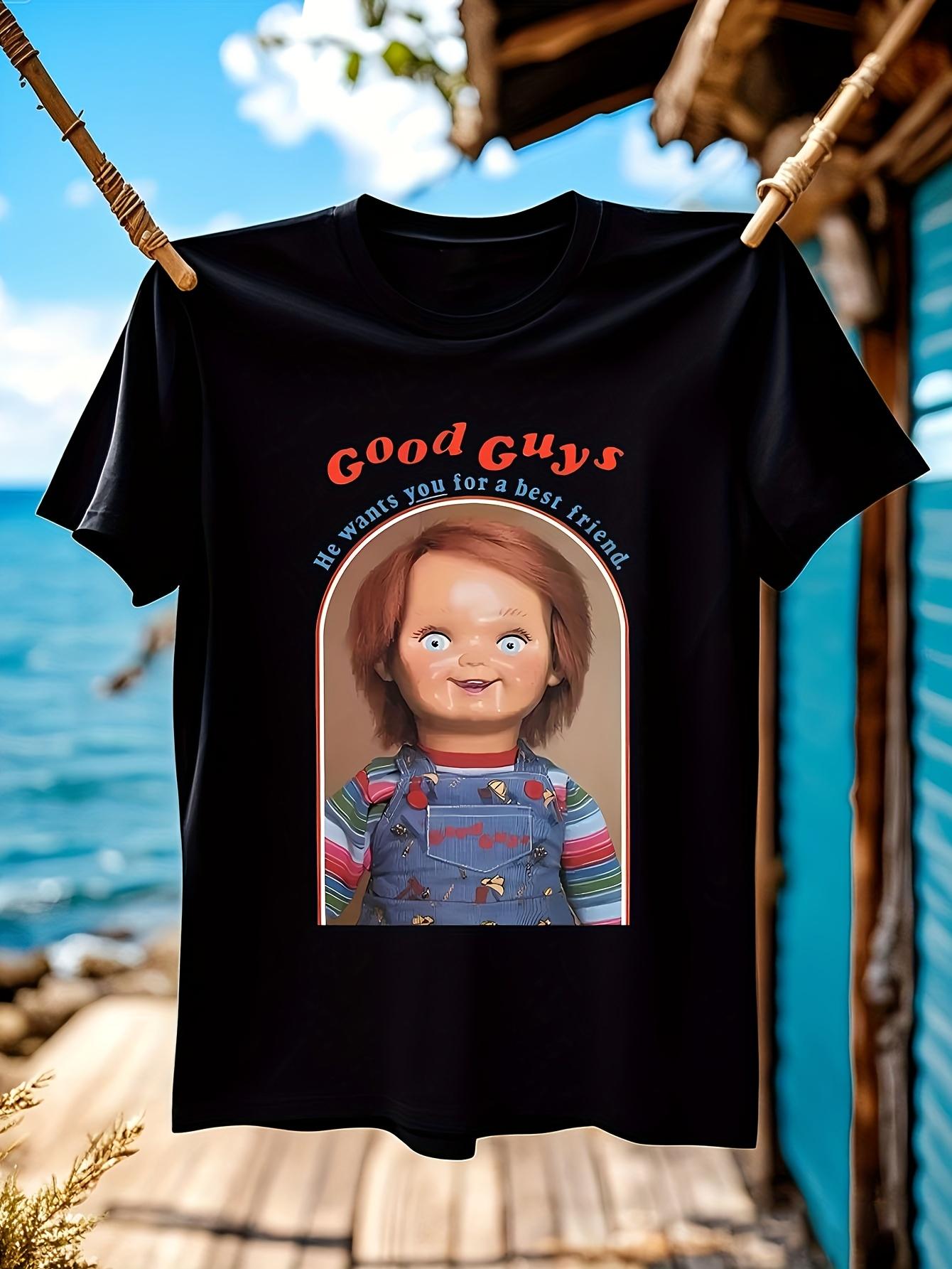 Chucky He Wants You for a Best Friend Graphic Tshirt Grap... M