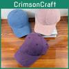 Baseball Cotton Cap With Emblem Design For Spring Sun Protection Fashionable