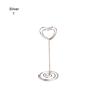 1PC Various Shapes Place Card Holder Table Metal Table Numbers Holder Paper Menu Clips Romantic Photo Holder Desktop Decoration