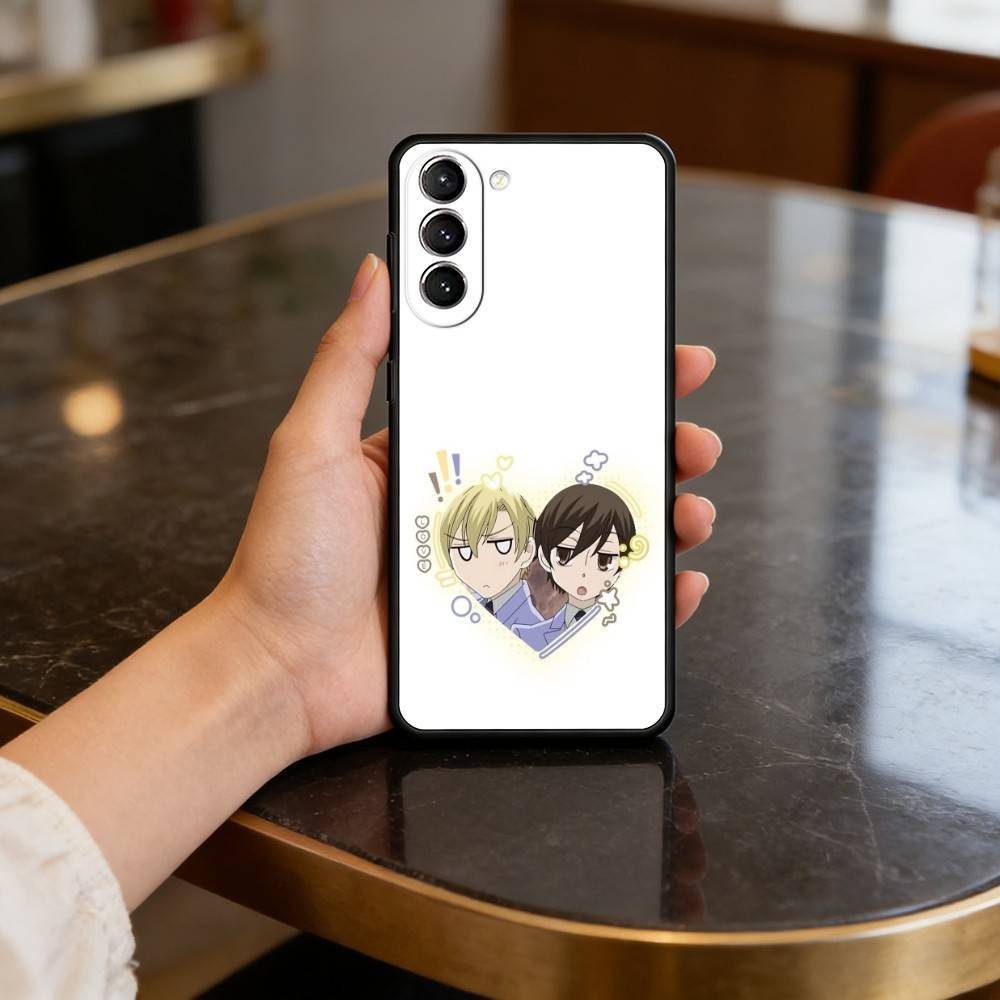 

Ouran High School Host Club Phone Case For Samsung S25,24,23,22,30,21,10,9,Ultra,Plus,Lite,FE,4,5 G Soft Black Case Samsung S25