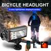 Lanternă LED Reîncărcabilă prin USB pentru Ghidon de Bicicletă Lumină Frontală Impermeabilă pentru Bicicletă Accesorii de Siguranță pentru Ciclism