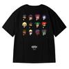 Streetwear Harajuku Summer Cartoon Cat Print T-Shirts Vintage Version Trend Casual Clothes Hip Hop Creative T Shirts y2k