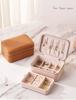 Jewelry Organizer Box Premium PU Leather Storage Case Travel Jewelry Box Portable Travel Case Display Storage Holder Boxes