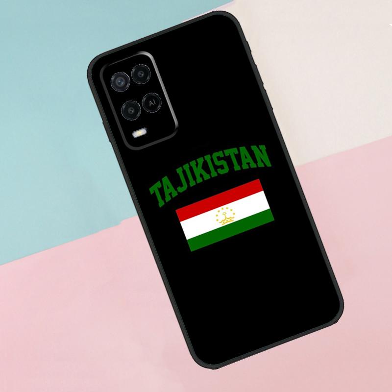 Tajikistan Flag For Oppo A16 A76 A96 A15 A80 A60 A40 A94 A54 A98 A78 A18 A38 A58 A17 A77 A74 A57S Phone Case