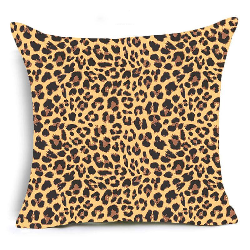 Animal Print Leopard Print Pillow Case Pillow Home Sofa Pillow Cushion Cover Hotel Seat Wall