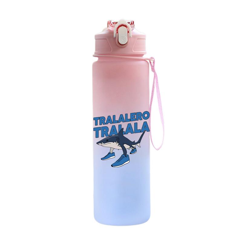 Tuang Tuang Tuang Printed 750Ml Water Bottle Anime Cartoon Large Capacity Drinking Cup Portable Outdoor Sports Water Cup Children Gift