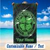Beach Towel Custom Name Text, Quick Dry Large Towel For Beach HomeCeltic FC
