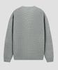 AGOD Crew Neck Ribbed Oversized Hacci Knit [Gray]