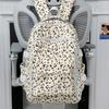 Schulrucksack Rucksack neuer Leopardenmuster Schulrucksack Amerikanischer College-Student Koreanische Version niedlich große Kapazität Nische Ins Rucksack