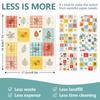 Cleaning Cloth Reusable Kitchen Dish Towels Eco-friendly Microfiber Marple Leaves Plaid Print Dishcloths Lint Free Washable Duster Rags Tea Towels