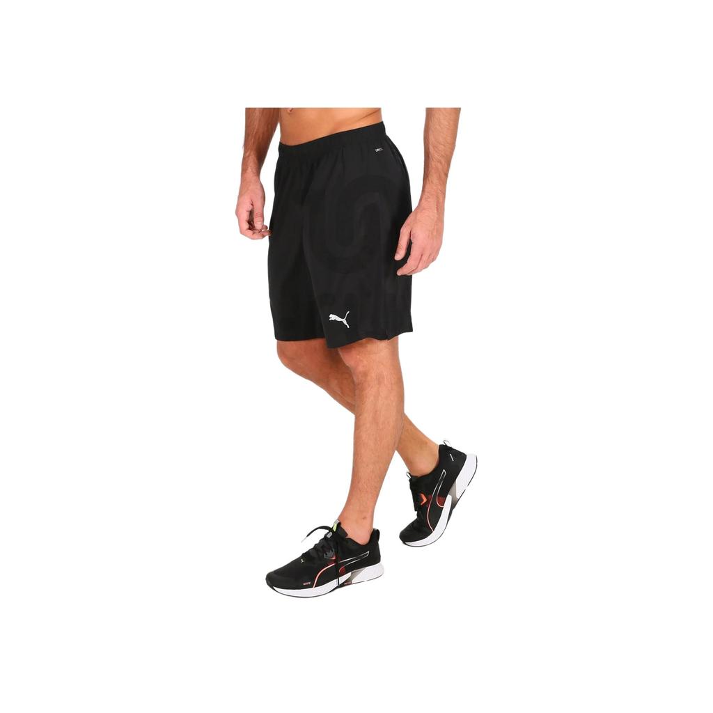 Puma Reflective Logo Training Shorts Men Bottoms Black 518962-04