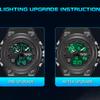 SANDA Fashion Trend Electronic Watch Multifunctional Waterproof Wristwatch