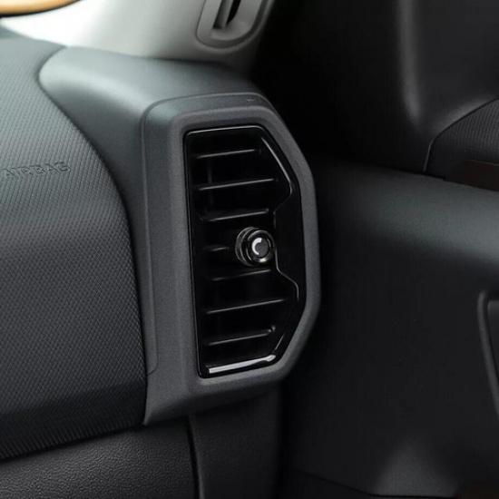 For 21-24 Ford Bronco Sport Black Air Conditioner Vent Adjust Ring Cover Trim 4P