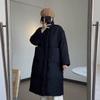 Winter Cotton Clothes Women's New Fashion Long Light Stand-up Collar Bread Clothes Cotton Clothes Jacket Tide