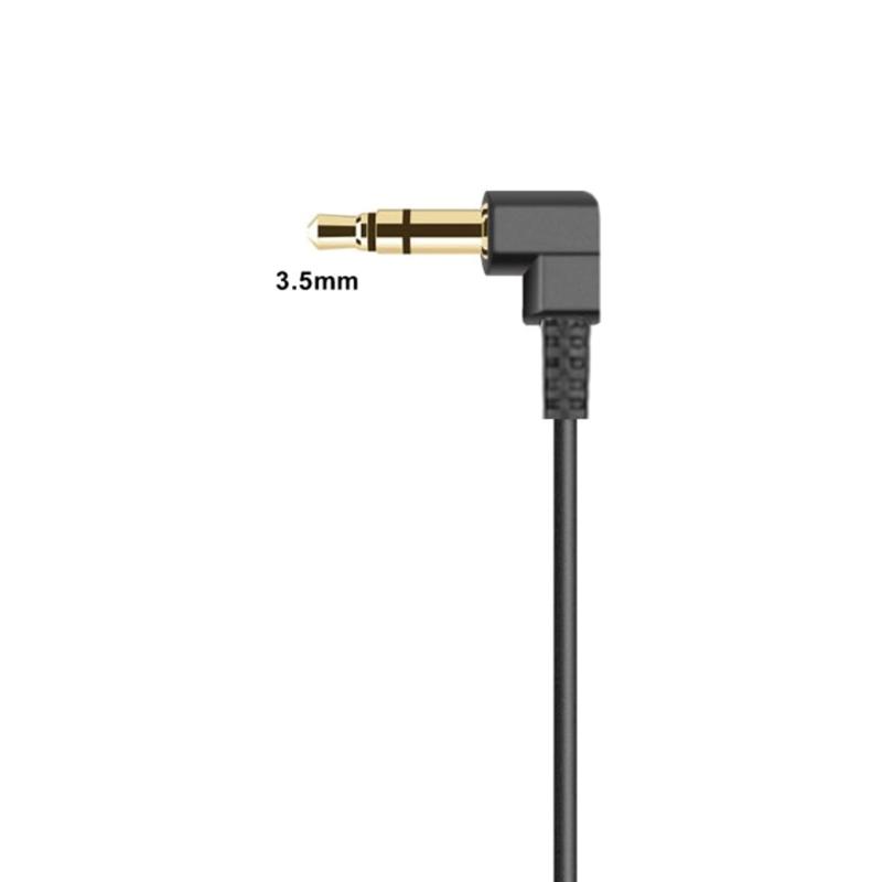 Universal 3.5mm Single Side Lavalier Earphone In Ear Earbud Spring Headset for Phones MP3 MP4 Players Audio Receiver