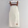 1pc Unisex Adjustable Thin Polyester Blend Apron - Solid Color Simple Design, 4 Colors, All-Season Kitchen & Dining Use for Cooking, Baking, Serving