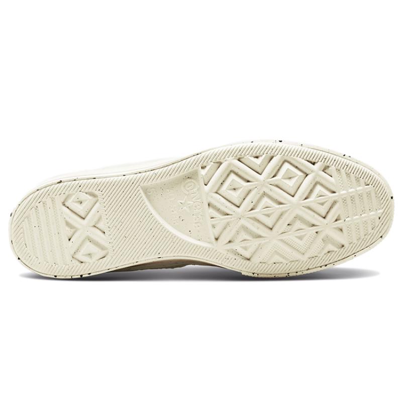 Converse Lata 70. Chuck Taylor All Star Siateczkowe Proste i Wszechstronne Antypoślizgowe Odporne na Ścieranie Oddychające Wysokie płótno Damskie Beżowe