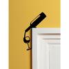 Wrought Iron Wine Bottle Holder Wall Decor, Black Metal Door Frame, Party Gift