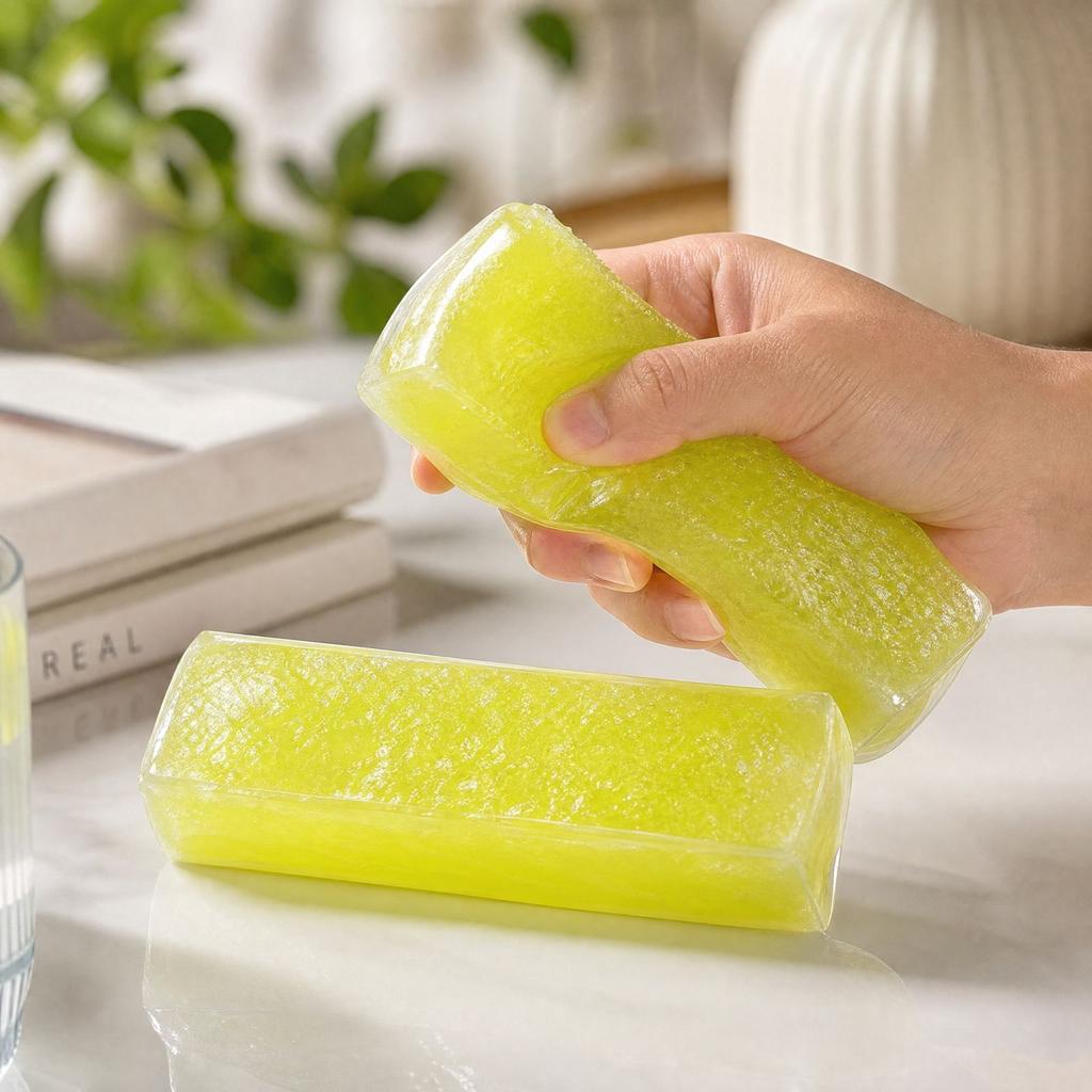 Oil and Stick Toy Set, Moldable Non-Bouncing Toy, Ball