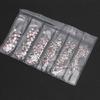 DIY Colorful Crystal Glass Nail Art Rhinestons Decoration Costumes Material Package(Pink Opal)