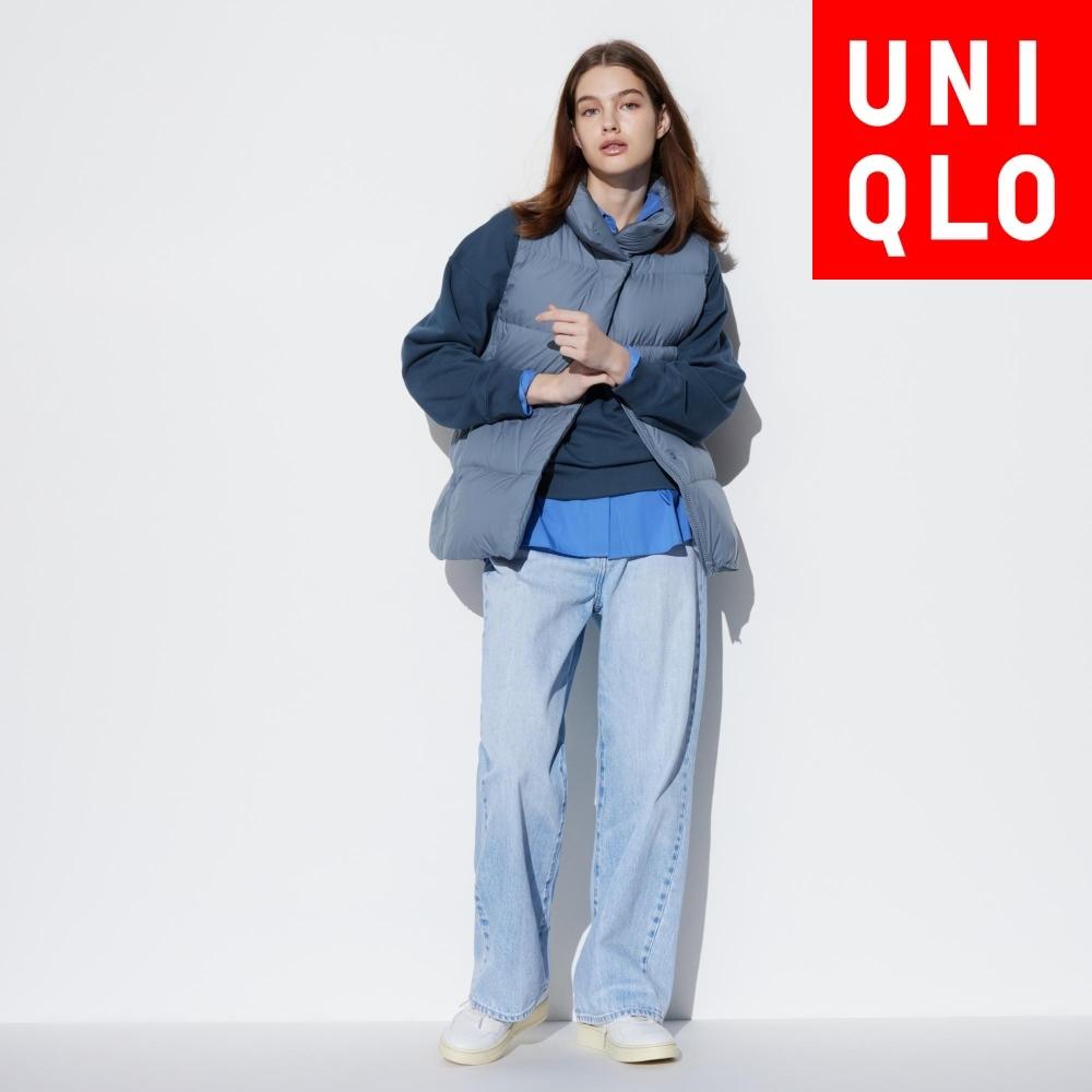 

UNIQLO JAPAN широкие прямые джинсы стандартной длины 76см 05 GRAY/36