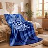 Coperta in Pile a Tema Portsmouth FC Morbida e Accogliente Coperta di Peluche per Camera da Letto Divano Viaggio