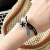 3/5Pcs Temperament Elegant French Camellia Pearl Large Intestine Tie Head Rope Rubber Band Accessories  Hair Ties
