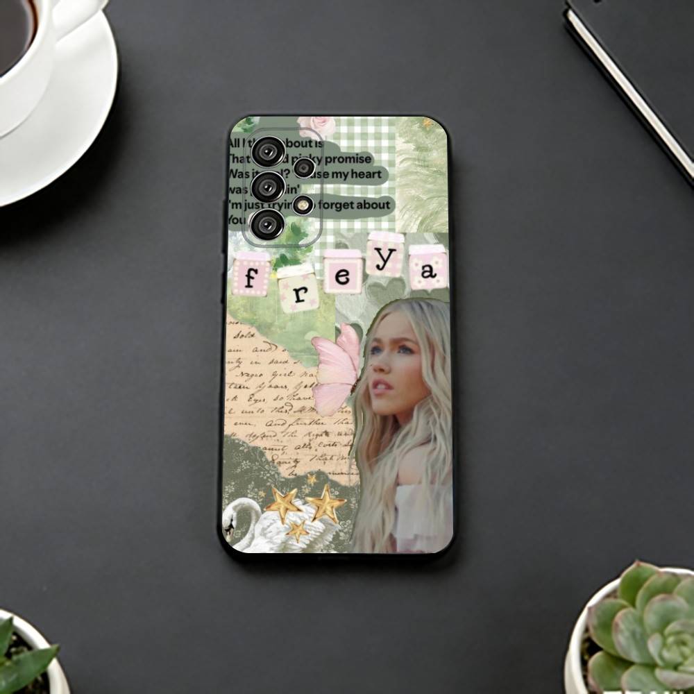 

Freya S-Skye Singer Phone Case For Samsung S25,S24,S21,S22,S23,S30,Ultra,S20,Plus,Fe,Lite,Note,10,Black Cover Samsung S235G