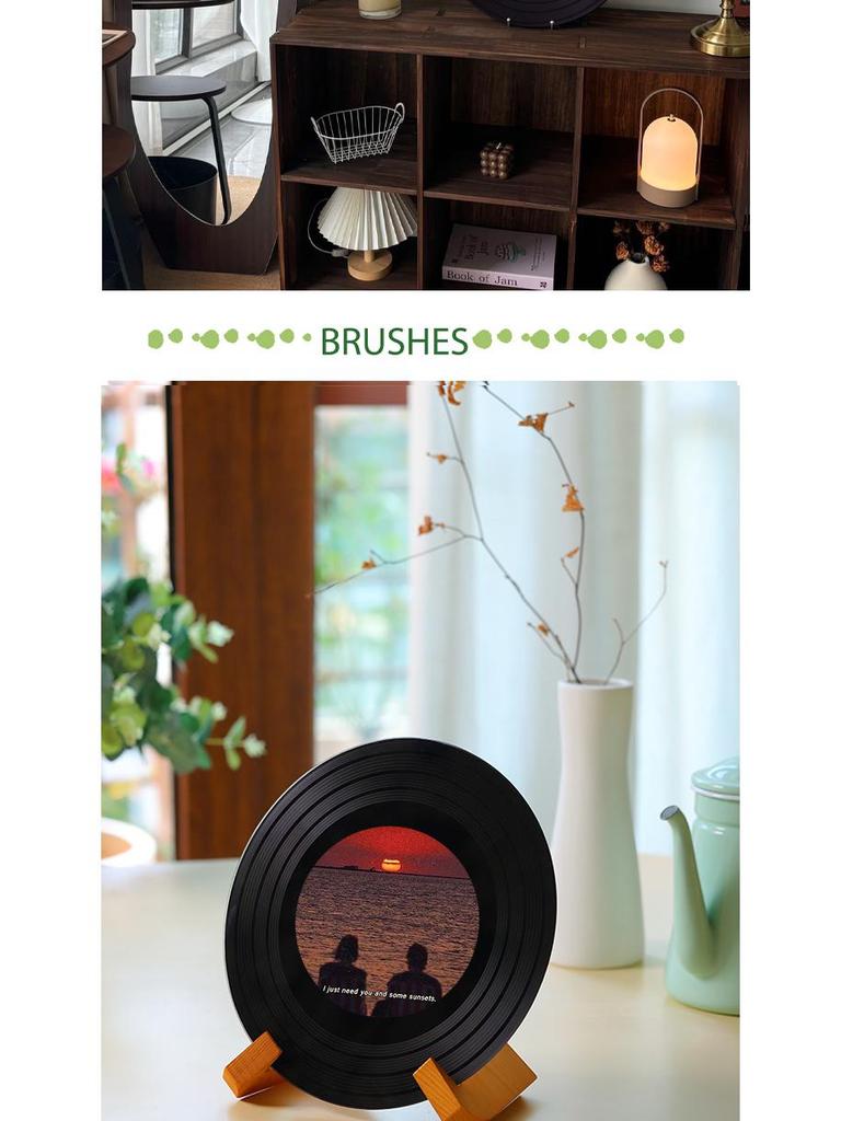 Sunset Romance Vinyl Ornament: Personalized Home Decor Gift