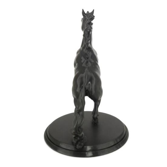 3D Printed Horse Figurine Simulation Black Horse Statue Animal Sculpture Home Office Bookshelf Desktop Decoration Ornament