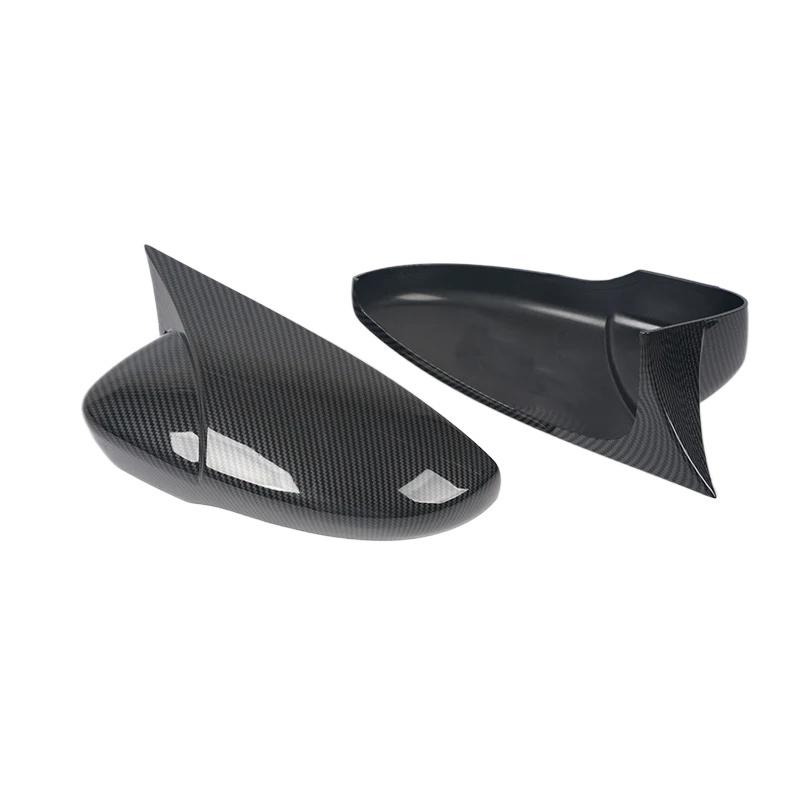 Car Upgrade For Volkswagen Beetle II A5 2011- Horn Style Rearview Mirror Cover Cap Exterior Accessories Trim