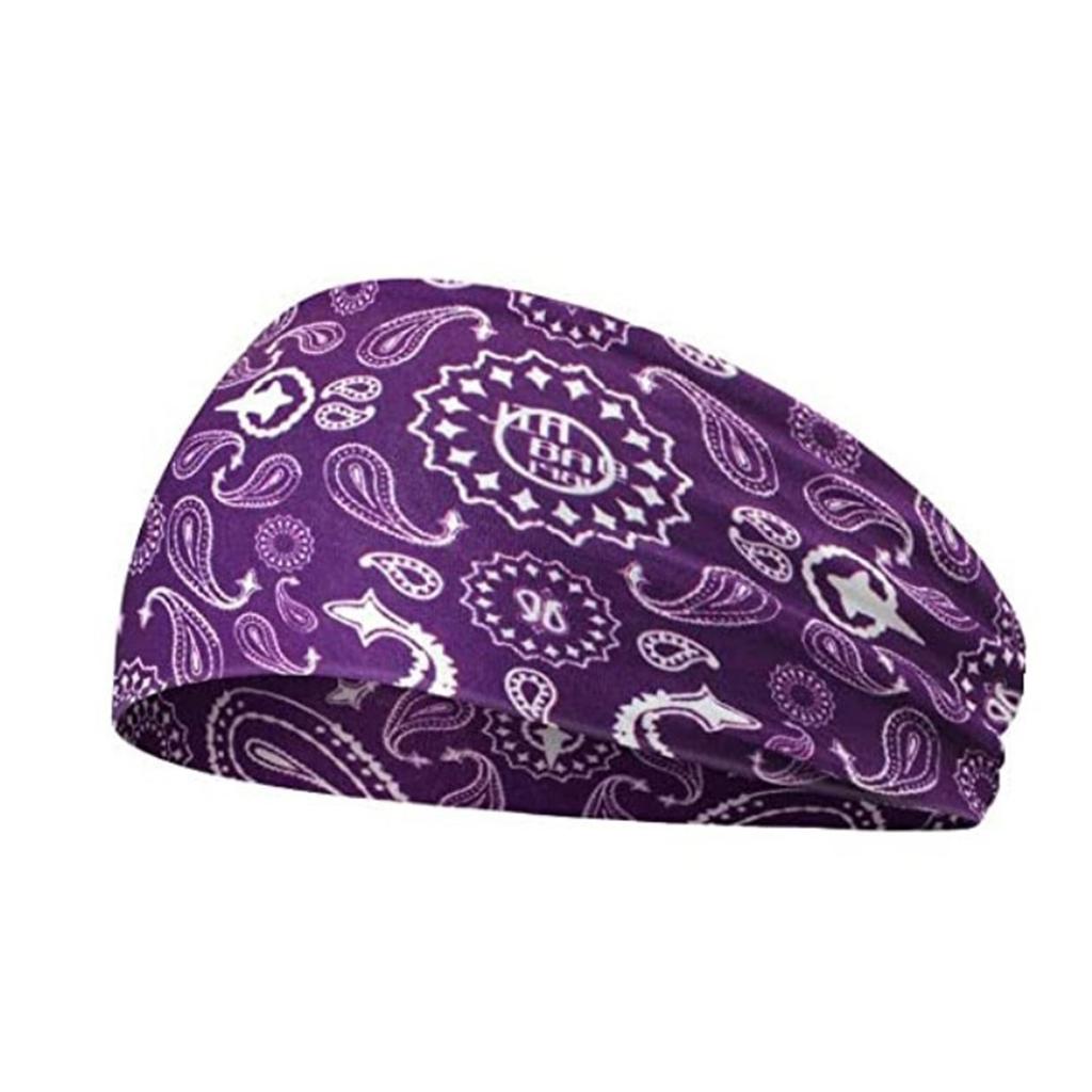 Unisex Running Fitness Headband For Sports Yoga Sweatproof Elastic Cotton Headscarf